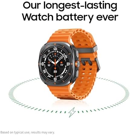 Samsung Galaxy Watch Ultra  2025  47mm LTE Smartwatch  Titanium Casing  Advanced Sleep Coaching  Running Coach  Energy Score  Heart Rate Tracking  GPS  Titanium Gray  US Version  2 Yr Warranty 