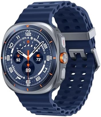 Samsung Galaxy Watch Ultra  2025  47mm LTE Smartwatch  Titanium Casing  Advanced Sleep Coaching  Running Coach  Energy Score  Heart Rate Tracking  GPS  Titanium Gray  US Version  2 Yr Warranty 
