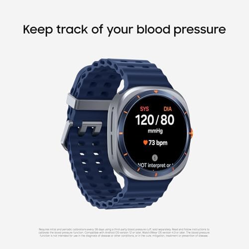 Samsung Galaxy Watch Ultra  2025  47mm LTE Smartwatch  Titanium Casing  Advanced Sleep Coaching  Running Coach  Energy Score  Heart Rate Tracking  GPS  Titanium Gray  US Version  2 Yr Warranty 