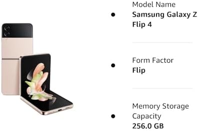 Samsung Galaxy Z Flip 4 5G  US Version  128GB  Bora Purple   Unlocked  Renewed 