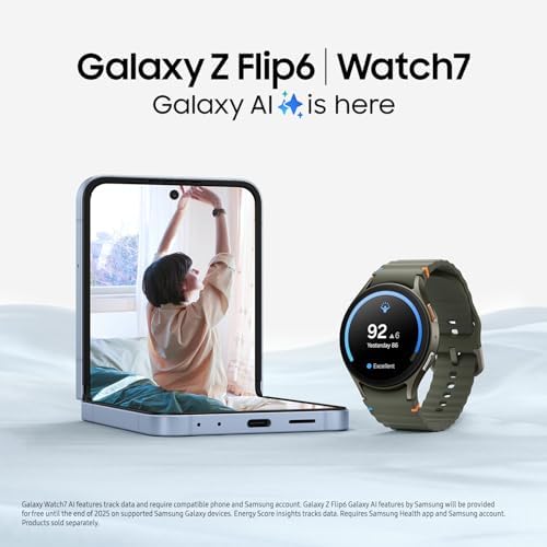 Samsung Galaxy Z Flip 6  256GB  Blue   Unlocked  Renewed 