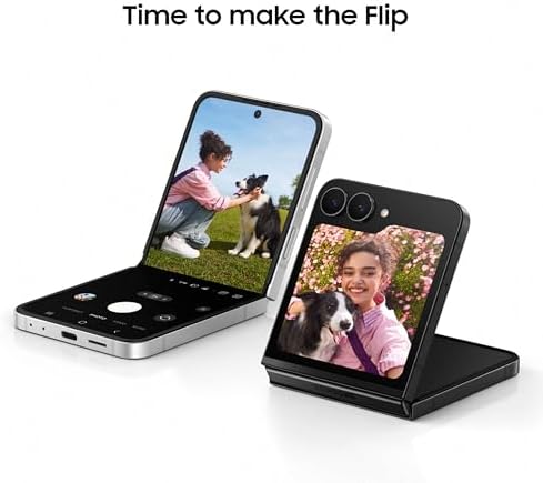 Samsung Galaxy Z Flip7 FE Cell Phone  256GB AI Smartphone  Unlocked Android  Long Battery Life  2025  US 1 Yr Manufacturer Warranty  Black