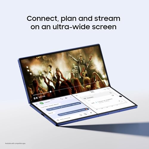 Samsung Galaxy Z Fold7 Cell Phone  512GB AI Smartphone  Unlocked Android  AI Photo Edits  Large Screen  Long Battery Life  2025  US 1 Yr Manufacturer Warranty  Silver Shadow