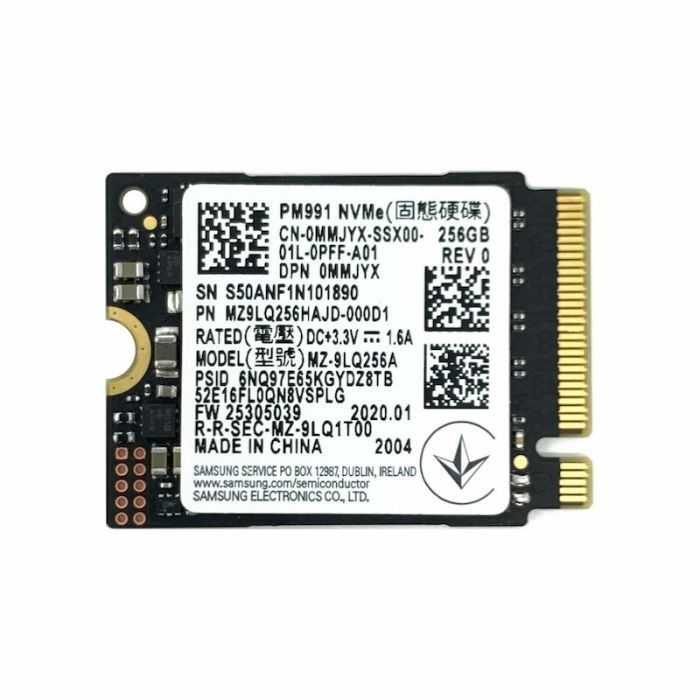 Samsung PM991 256GB M 2 2230 Nvme PCLe SSD Solid State Drive MZ 9LQ256A MMJYX