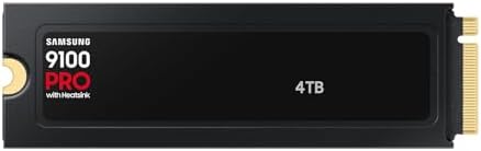 Samsung SSD 9100 PRO 2TB  PCIe 5 0x4 M 2 2280  Seq  Read Speeds Up to 14 700MB/s  Best for AI Computing  Gaming  and Heavy Duty Workstations  MZ VAP2T0B/AM 