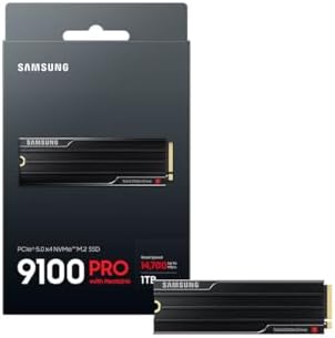 Samsung SSD 9100 PRO 2TB  PCIe 5 0x4 M 2 2280  Seq  Read Speeds Up to 14 700MB/s  Best for AI Computing  Gaming  and Heavy Duty Workstations  MZ VAP2T0B/AM
