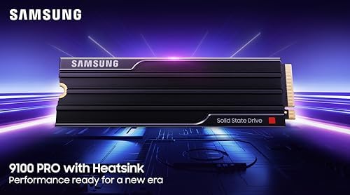 Samsung SSD 9100 PRO 2TB  PCIe 5 0x4 M 2 2280  Seq  Read Speeds Up to 14 700MB/s  Best for AI Computing  Gaming  and Heavy Duty Workstations  MZ VAP2T0B/AM