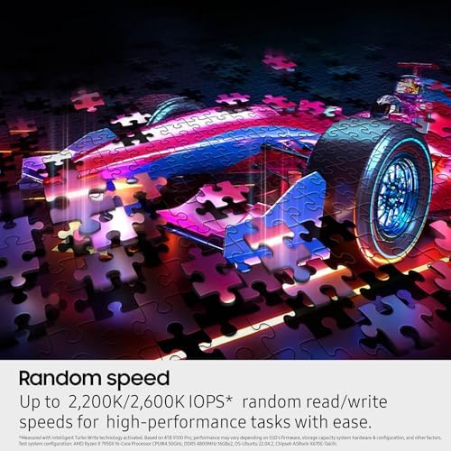Samsung SSD 9100 PRO 4TB  PCIe 5 0x4 M 2 2280  Seq  Read Speeds Up to 14 800MB/s  Best for AI Computing  Gaming  and Heavy Duty Workstations  MZ VAP4T0B/AM 