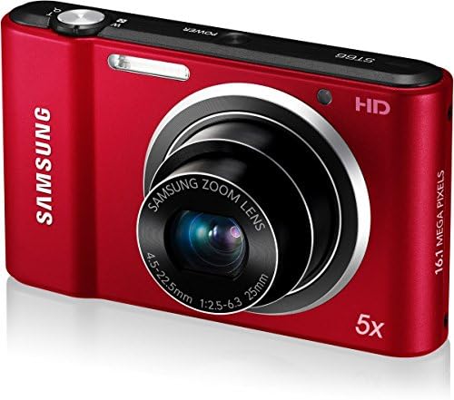 Samsung ST66 16 MP Compact Digital Camera   Red  EC ST66ZZBPRUS 