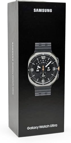 Samsung Watch 7 Ultra 2025 LTE Ai  47mm  SM L705F Latino Version  Tmobile Mint Tello & Global   Rate Tracking  Sleep Fitness Tracker  GPS  Titanium Silver/Absolute White Band SM L705FAW1GTO 