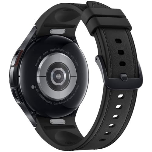 Samsung   Galaxy Watch 6 Classic 47mm LTE   Black SS Case w/Black Leather  Band