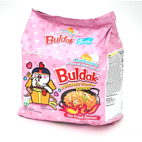 Samyang Carbonara Flavor Buldak Ramen Pack of 5