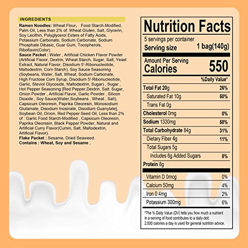 Samyang Carbonara Flavor Buldak Ramen Pack of 5