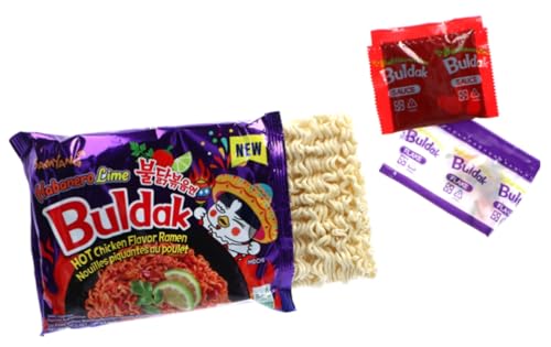 Samyang Habanero Lime Flavor Buldak Ramen Pack of 5