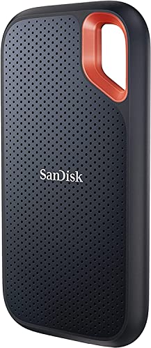 SanDisk 2TB Extreme Portable SSD   Up to 1050MB/s  USB C  USB 3 2 Gen 2  IP65 Water and Dust Resistance  Updated Firmware   External Solid State Drive   SDSSDE61 2T00 G25