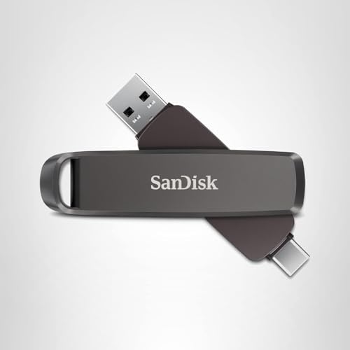 SanDisk 512GB Extreme PRO Dual Drive   Up to 1 000MB/s  USB Type C  and USB Type A  High Performance Flash Drive   SDDDE1 512G G46
