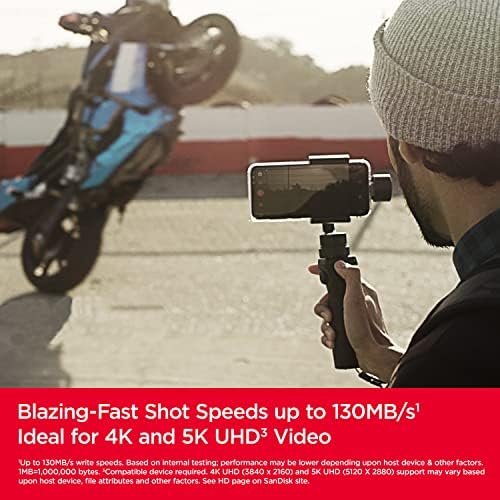 SanDisk 512GB Extreme microSDXC UHS I Memory Card with Adapter   Up to 190MB/s  C10  U3  V30  4K  5K  A2  Micro SD Card   SDSQXAV 512G GN6MA