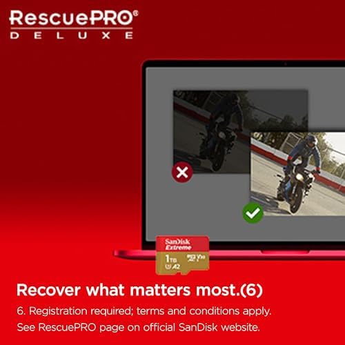 SanDisk 512GB Extreme microSDXC UHS I Memory Card with Adapter   Up to 190MB/s  C10  U3  V30  4K  5K  A2  Micro SD Card   SDSQXAV 512G GN6MA