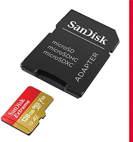 SanDisk 512GB Extreme microSDXC UHS I Memory Card with Adapter   Up to 190MB/s  C10  U3  V30  4K  5K  A2  Micro SD Card   SDSQXAV 512G GN6MA