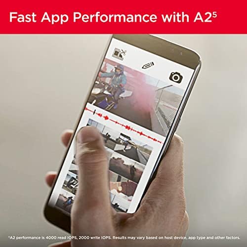 SanDisk 512GB Extreme microSDXC UHS I Memory Card with Adapter   Up to 190MB/s  C10  U3  V30  4K  5K  A2  Micro SD Card   SDSQXAV 512G GN6MA
