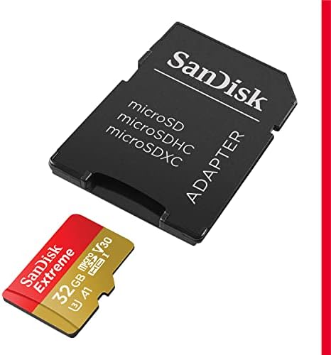 SanDisk 512GB Extreme microSDXC UHS I Memory Card with Adapter   Up to 190MB/s  C10  U3  V30  4K  5K  A2  Micro SD Card   SDSQXAV 512G GN6MA