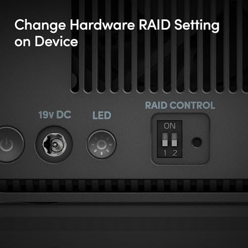 SanDisk Professional 16TB G RAID Mirror   External HDD  RAID with Redundancy  Thunderbolt 3  USB  10Gbps   7200RPM Ultrastar Hard Drive  Up to 250MB/s Read in RAID 1   SDPHH2H 016T NBAAD