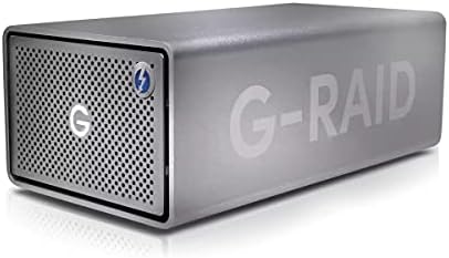 SanDisk Professional 16TB G RAID Mirror   External HDD  RAID with Redundancy  Thunderbolt 3  USB  10Gbps   7200RPM Ultrastar Hard Drive  Up to 250MB/s Read in RAID 1   SDPHH2H 016T NBAAD