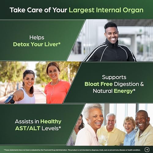 Sandhus Liver Cleanse Detox & Repair Support Capsules with Milk Thistle & Dandelion Root   Herbal Supplement Pills for Liver Health   for Men & Women   Made in USA   Viral on Tiktok   140 Count