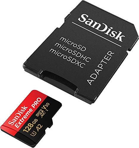 Sandisk SDSQXCD 128G GN6MA Extreme Pro Microsdxc 128gb sd Flsh Adapter 200mb/s 90mb/s A2 C10 V30 U