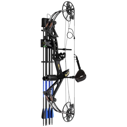 Sanlida Dragon X7 Ready to Hunt Compound Bow Package for Adults  Archery Compound Bow and Arrow Set  0 70 Lbs Draw Weight  No Bow Press Needed  Limited Life time Warranty
