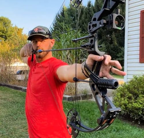 Sanlida Dragon X7 Ready to Hunt Compound Bow Package for Adults Archery Compound Bow and Arrow Set 0 70 Lbs Draw Weight No Bow Press Needed Limited Life time Warranty