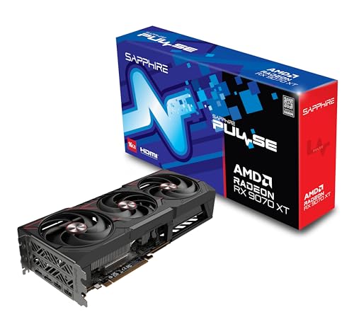 Sapphire 11348 03 20G Pulse AMD Radeon  RX 9070 XT Gaming Graphics Card with 16GB GDDR6  AMD RDNA 4
