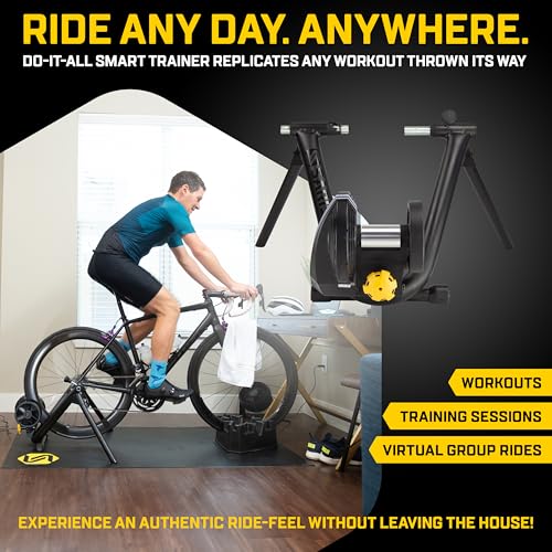 Saris M2 Smart Indoor Electromagnetic Resistance Bike Trainer  Compatible with Zwift App