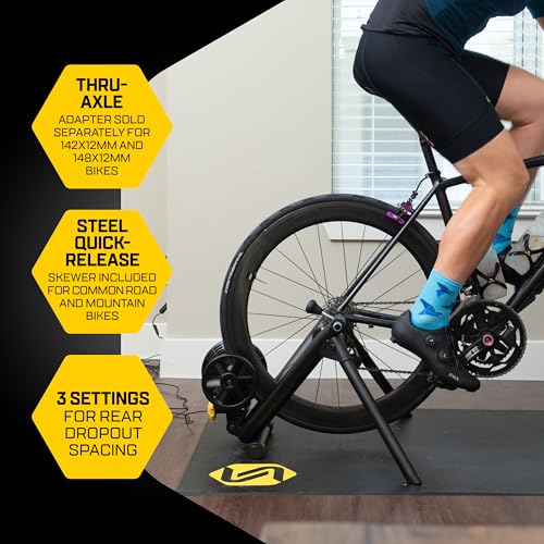 Saris M2 Smart Indoor Electromagnetic Resistance Bike Trainer  Compatible with Zwift App