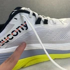 Saucony Hurricane 24 White Black Citron S20934 213 Men s Size 11 Wide Comfort