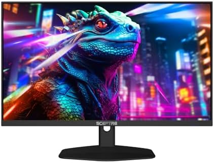 Sceptre 24 inch Prime Monitor Thin 1080p LED Monitor 99  sRGB 2x HDMI VGA Build in Speakers  Machine Black  E248W 19203R 2025 Series