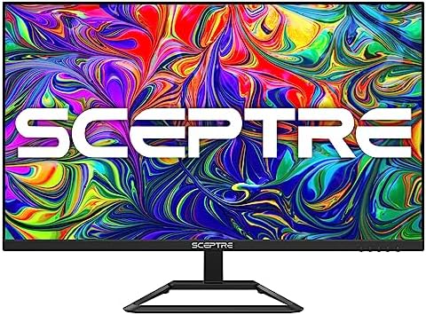 Sceptre 32 inch 4K UHD 3840 x 2160 Monitor DisplayPort x2 HDMI x2 99  sRGB Build in Speakers  Machine Black 2026  U325W UPT Series 