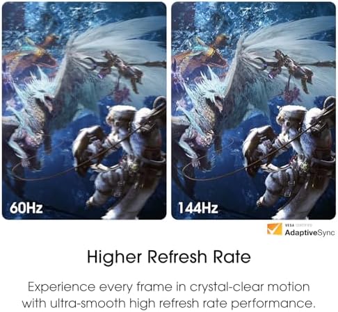 Sceptre New 22 inch Gaming Monitor up to 144Hz HDMI DisplayPort Build in Speakers  Machine Black 2026  E225W FW144 Series