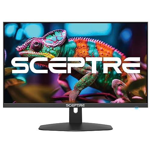Sceptre New 27 inch Gaming Monitor 100Hz 1ms DisplayPort HDMI x2 100  sRGB AMD FreeSync Build in Speakers  Eye Care Frameless Machine Black 2024  E275W FW100T