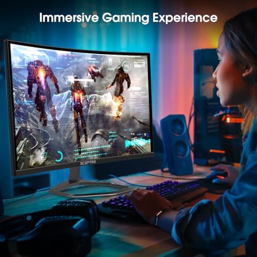 Sceptre New 27 inch 240Hz Gaming Monitor AMD FreeSync Premium HDMI x2 DisplayPort x2 1ms100  sRGB Build in Speakers Machine Black 2026  E275B FWD240 Series