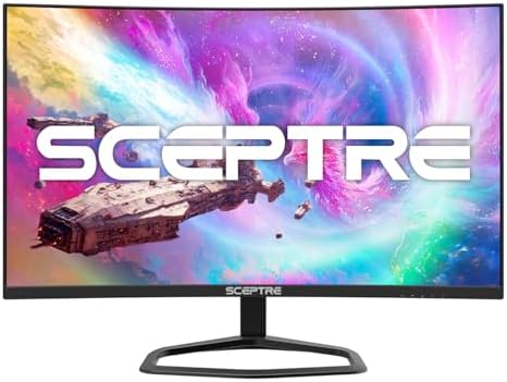 Sceptre New 27 inch 240Hz Gaming Monitor AMD FreeSync Premium HDMI x2 DisplayPort x2 1ms100  sRGB Build in Speakers Machine Black 2026  E275B FWD240 Series