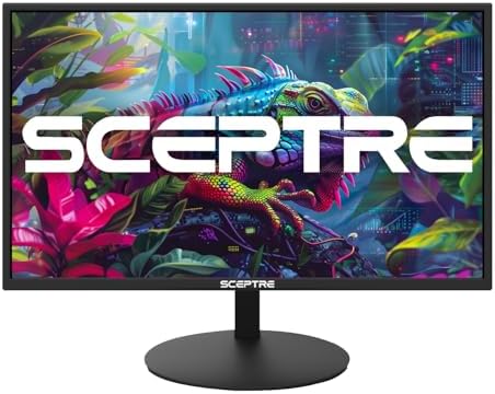 Sceptre New 27 inch Gaming Monitor 100Hz 1ms DisplayPort HDMI x2 100  sRGB AMD FreeSync Build in Speakers  Eye Care Frameless Machine Black 2025  E275W FW100T Series 