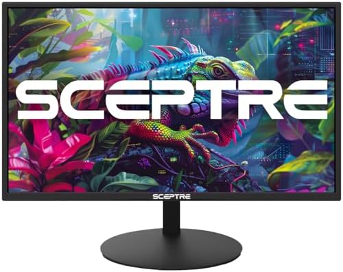 Sceptre New 27 inch Gaming Monitor 100Hz 1ms DisplayPort HDMI x2 100  sRGB AMD FreeSync Build in Speakers  Eye Care Frameless Machine Black 2025  E275W FW100T Series 