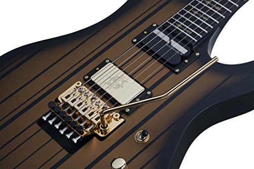 Schecter Synyster Gates Custom S Electric Guitar   Satin Gold Burst