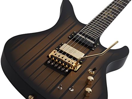 Schecter Synyster Gates Custom S Electric Guitar   Satin Gold Burst