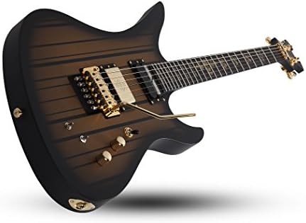 Schecter Synyster Gates Custom S Electric Guitar   Satin Gold Burst
