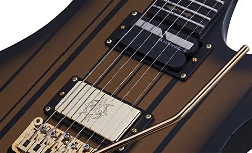 Schecter Synyster Gates Custom S Electric Guitar   Satin Gold Burst