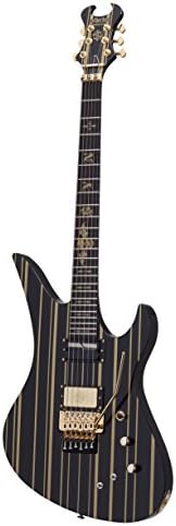 Schecter Synyster Gates Custom S   Black with Gold Stripes