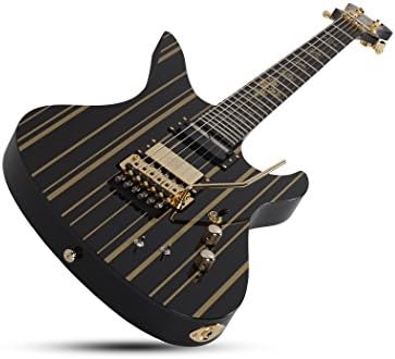 Schecter Synyster Gates Custom S   Black with Gold Stripes