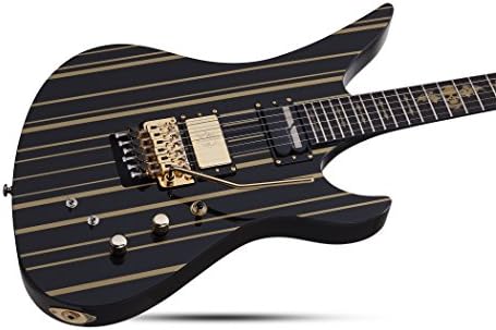 Schecter Synyster Gates Custom S   Black with Gold Stripes